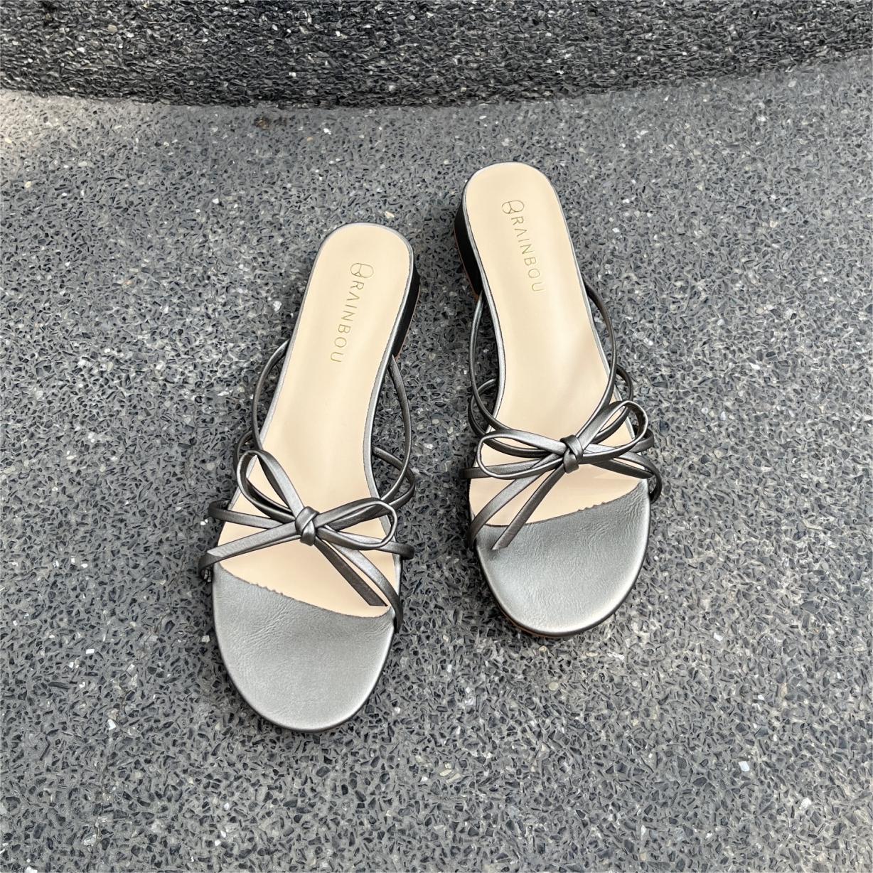BOWIE SANDALS - PLATINUM