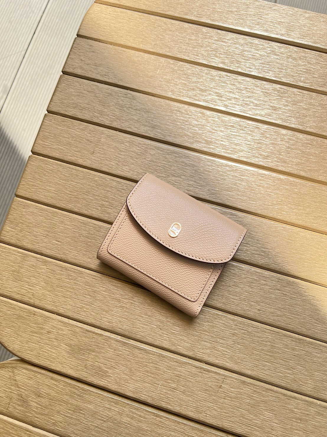BIFOLD BUTTON WALLET - DUNE