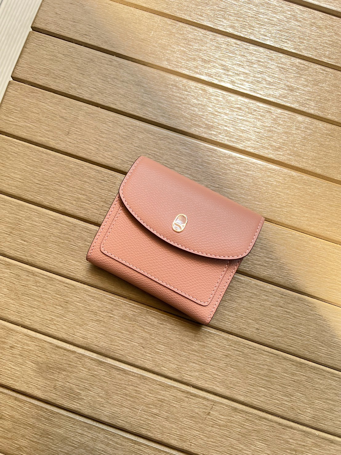 BIFOLD BUTTON WALLET - WILD ROSE