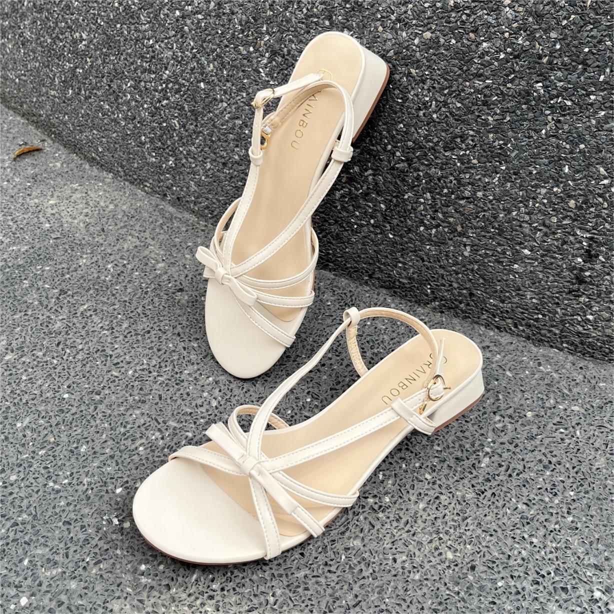 DREAMY BOW STRAPS - IVORY