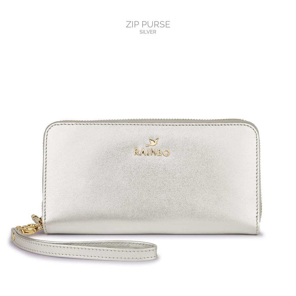 ZIP PURSE - SILVER 